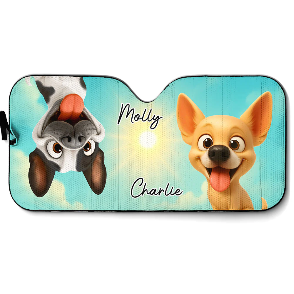 Can You See Us - Personalized Custom Car Sunshade