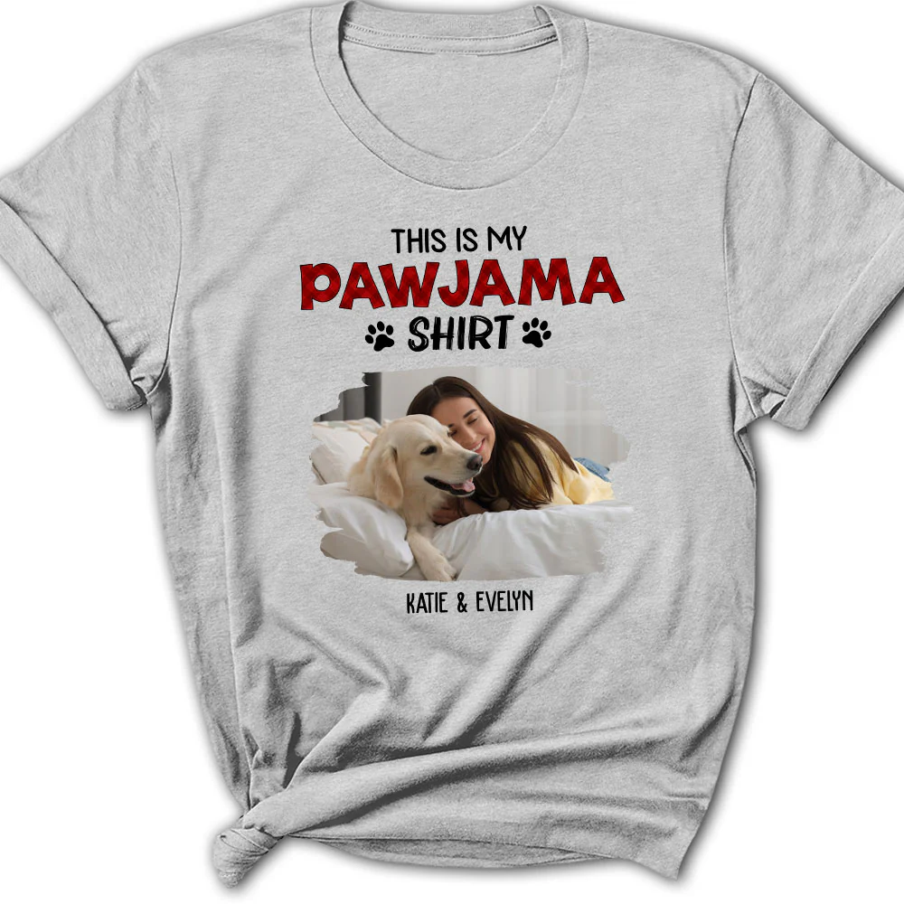 Cartoon Funny Pajama Shirt Photo - Personalized Custom Women's T-Shirt