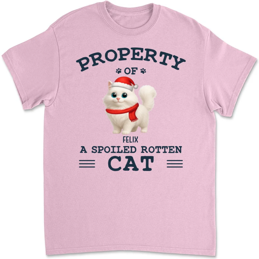 Cartoon Spoiled Rotten Cats - Personalized Custom Unisex T-Shirt - Image 8