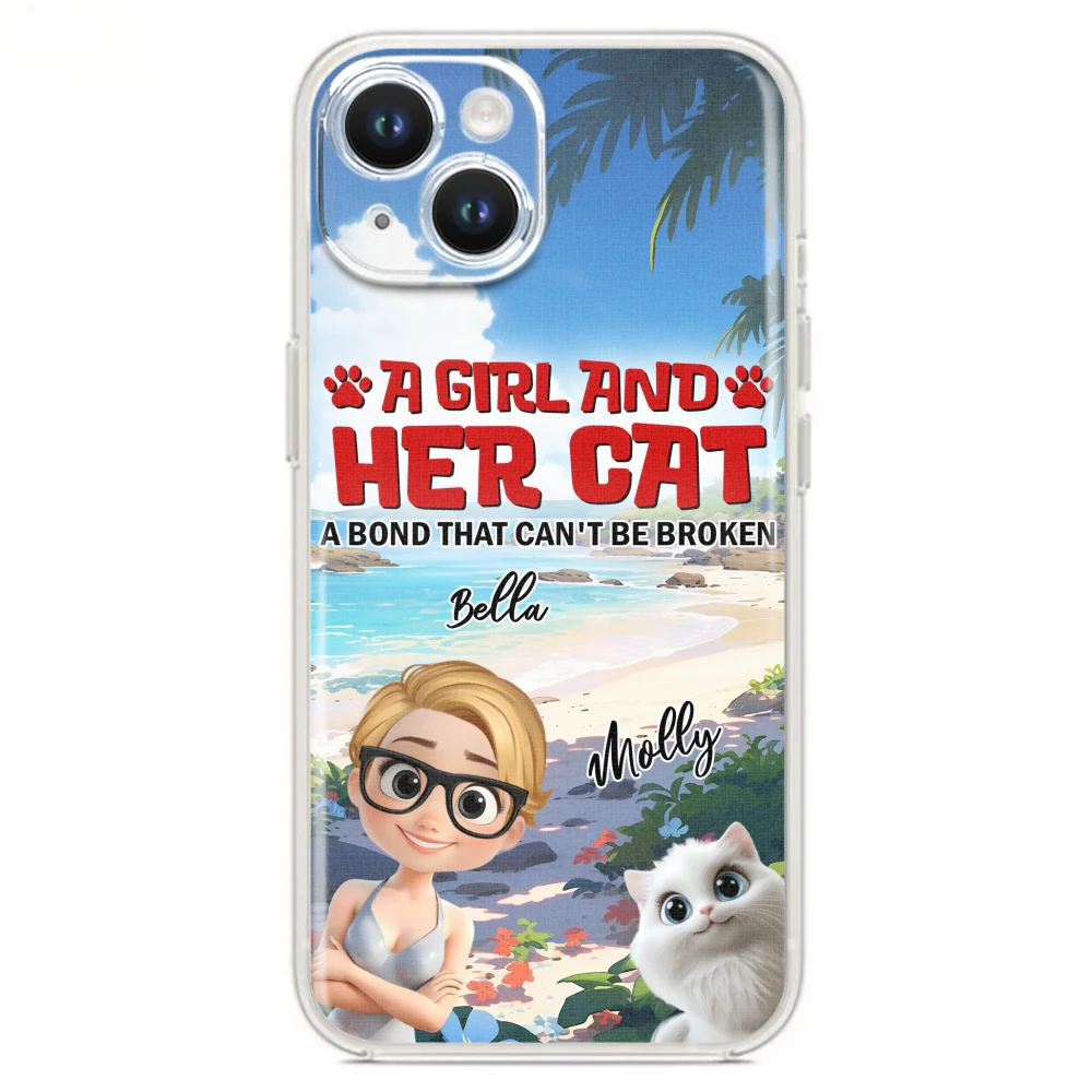 Cat And Mom Summer  - Personalized Custom Phone Case - Image 15