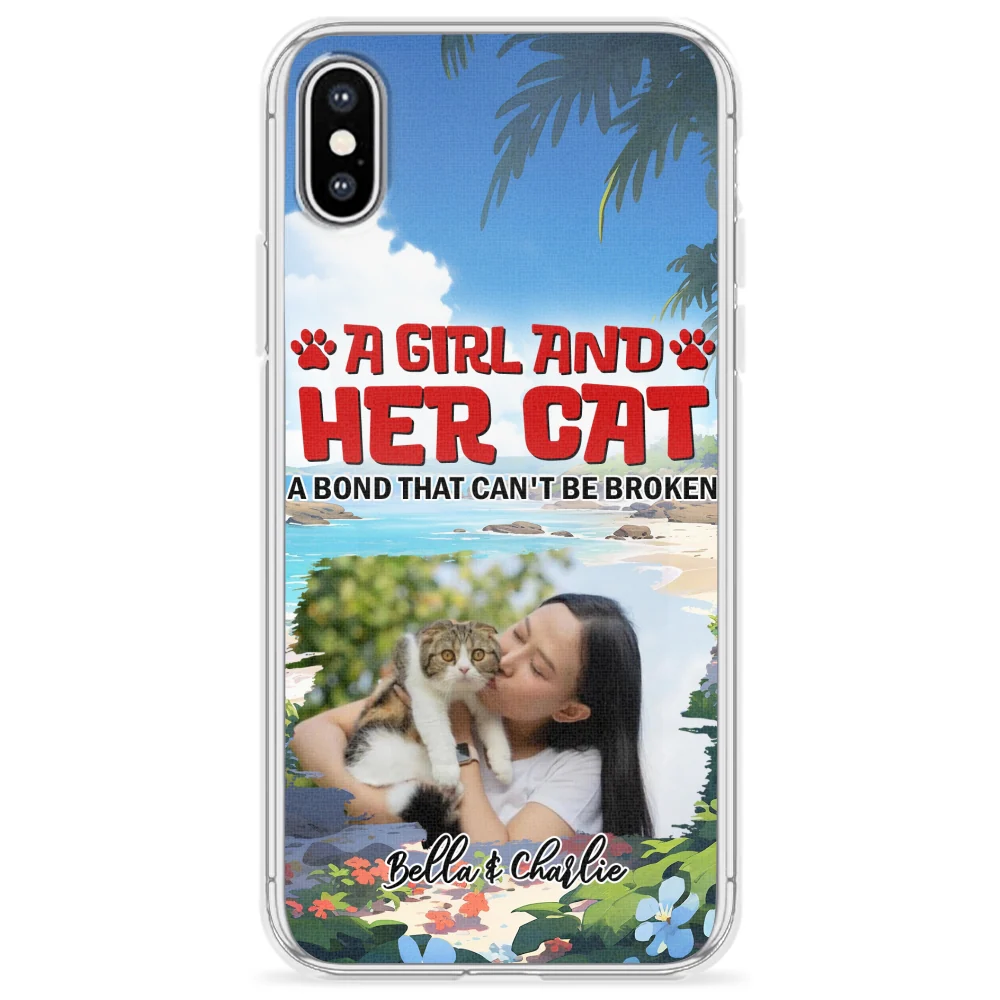 Cat And Mom Summer Photo - Personalized Custom Phone Case - Image 21