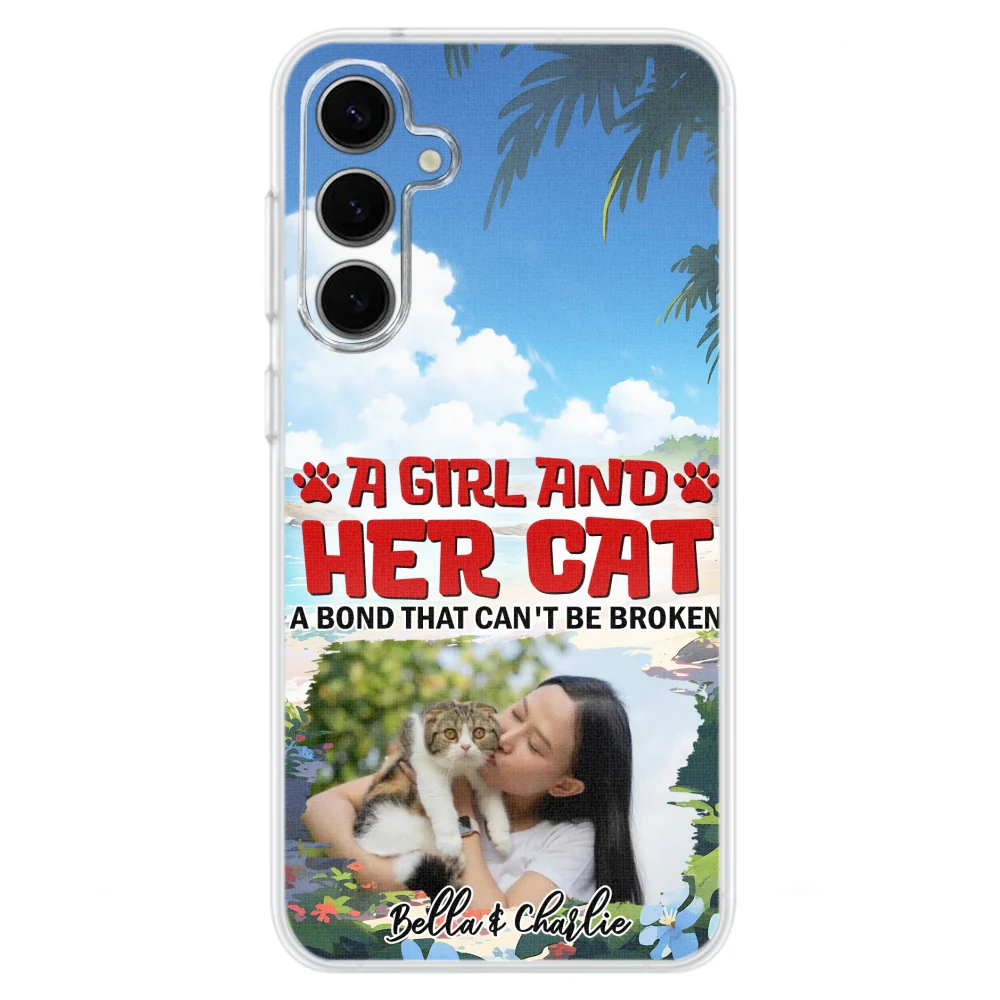 Cat And Mom Summer Photo - Personalized Custom Phone Case - Image 27