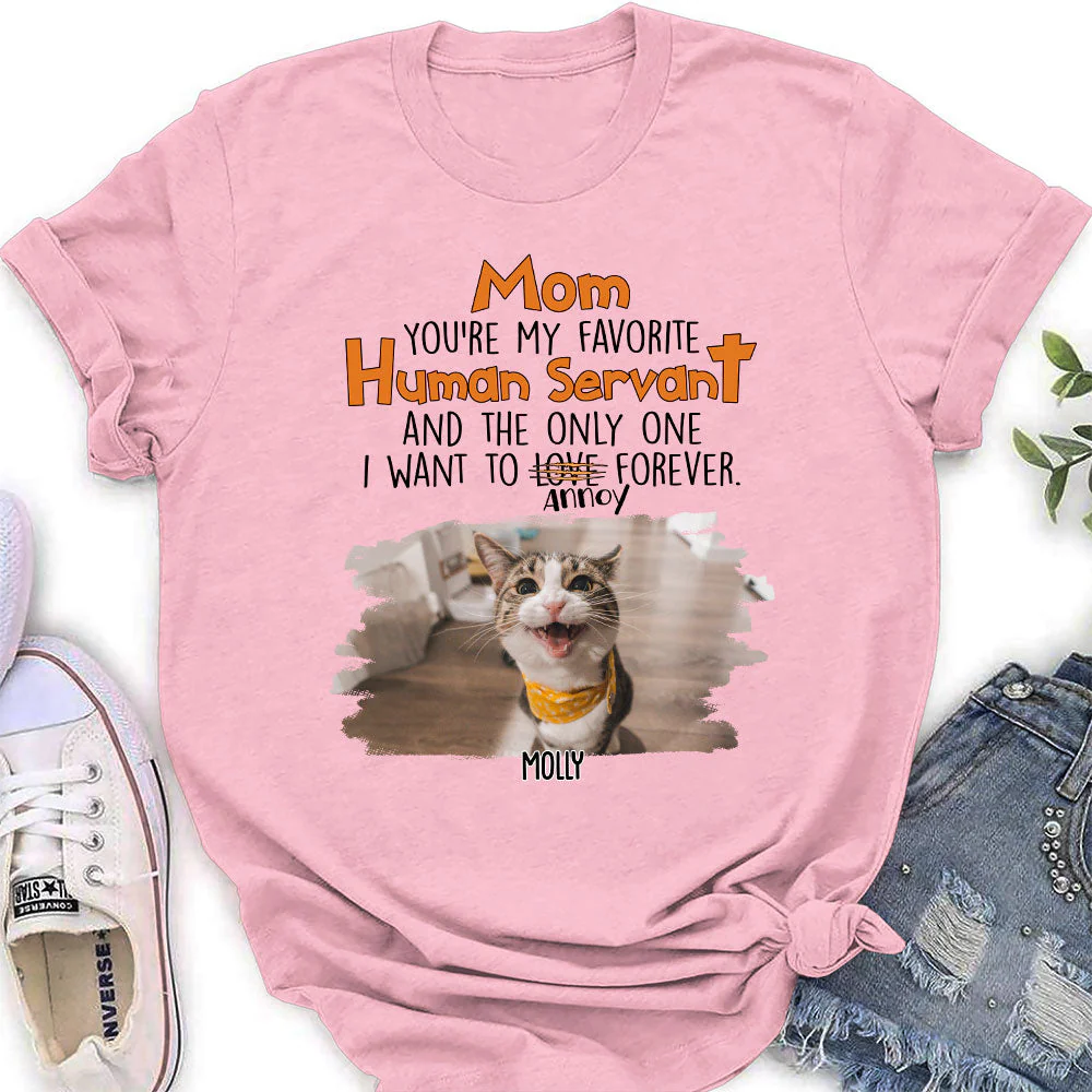 Cat Annoy Forever - Personalized Custom Women's T-shirt - Image 4