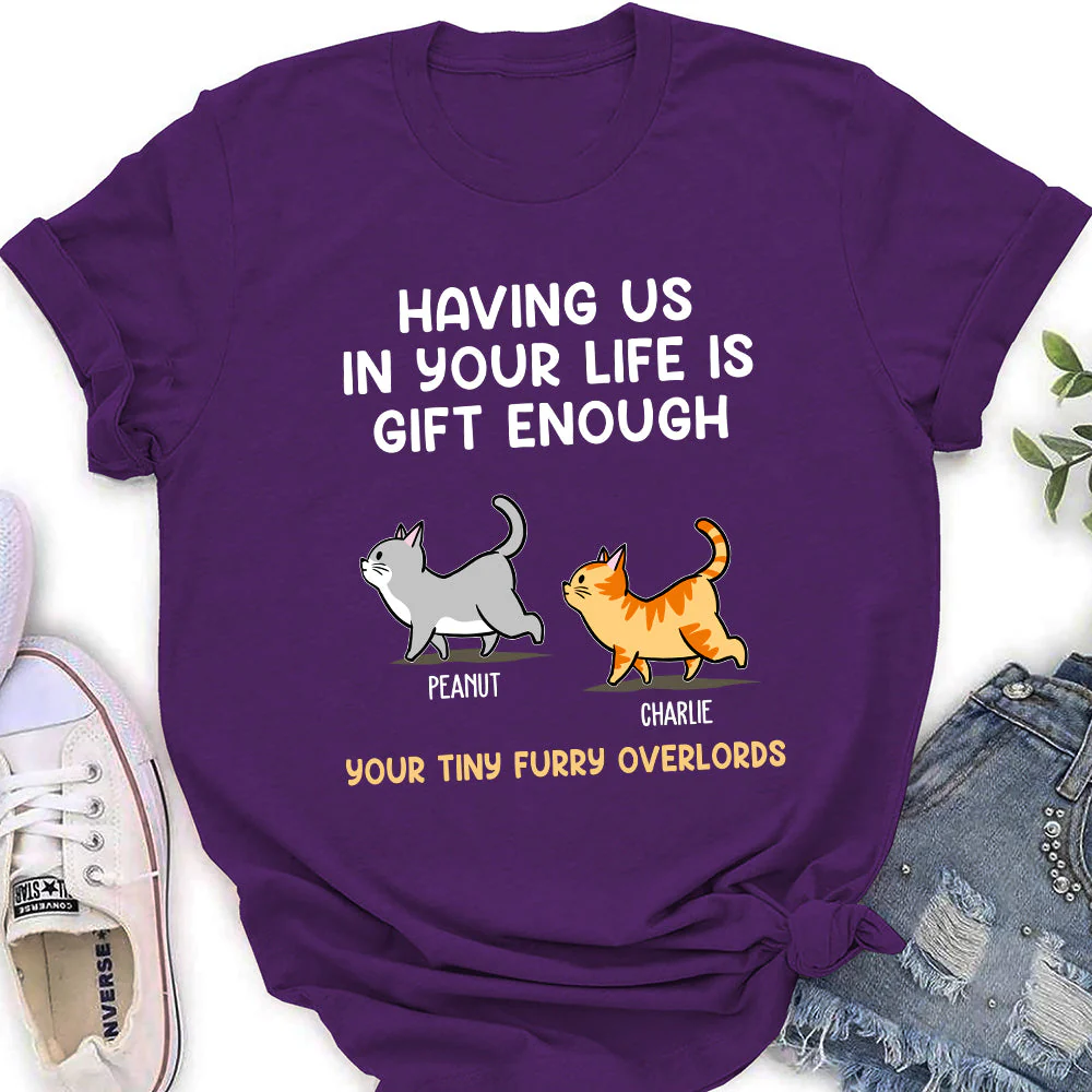 Cat Mom Gift 1 - Personalized Custom Women's T-shirt