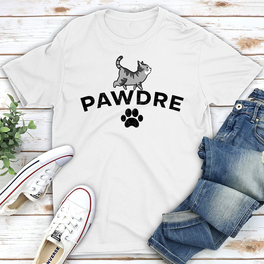 Cat Pawdre - Personalized Custom Premium T-shirt - Image 2