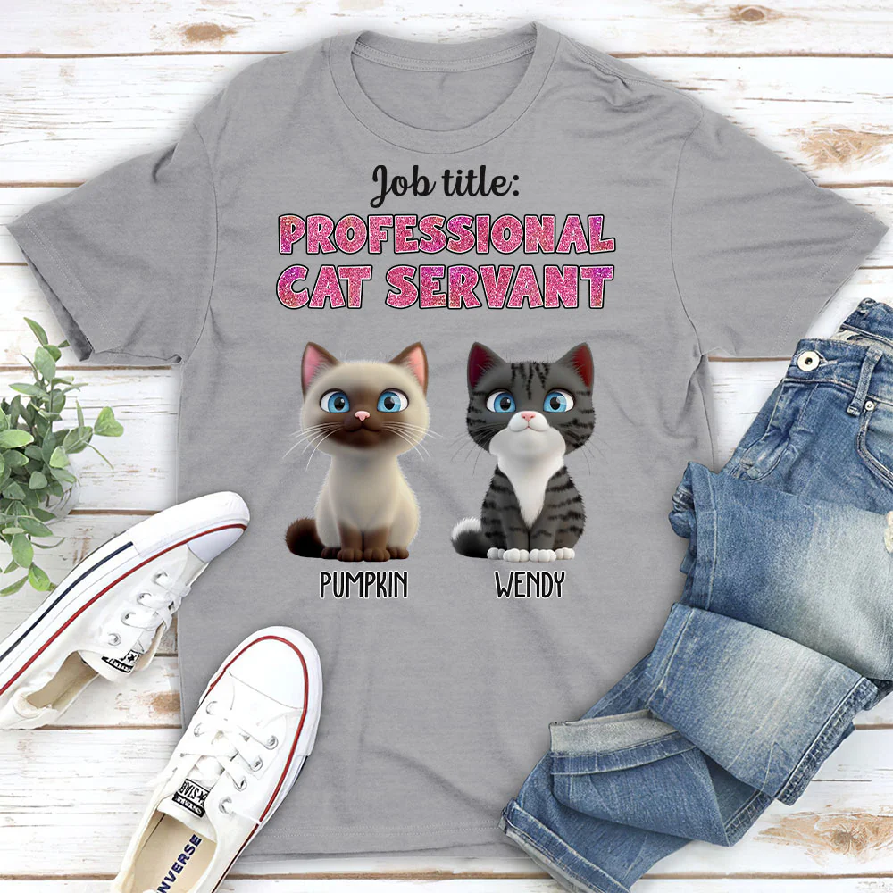 Cat Servant New Style - Personalized Custom Unisex T-shirt - Image 2