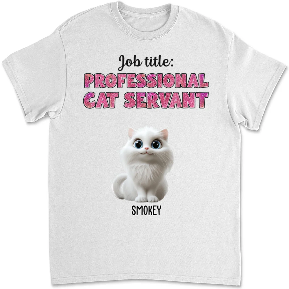 Cat Servant New Style - Personalized Custom Unisex T-shirt - Image 5
