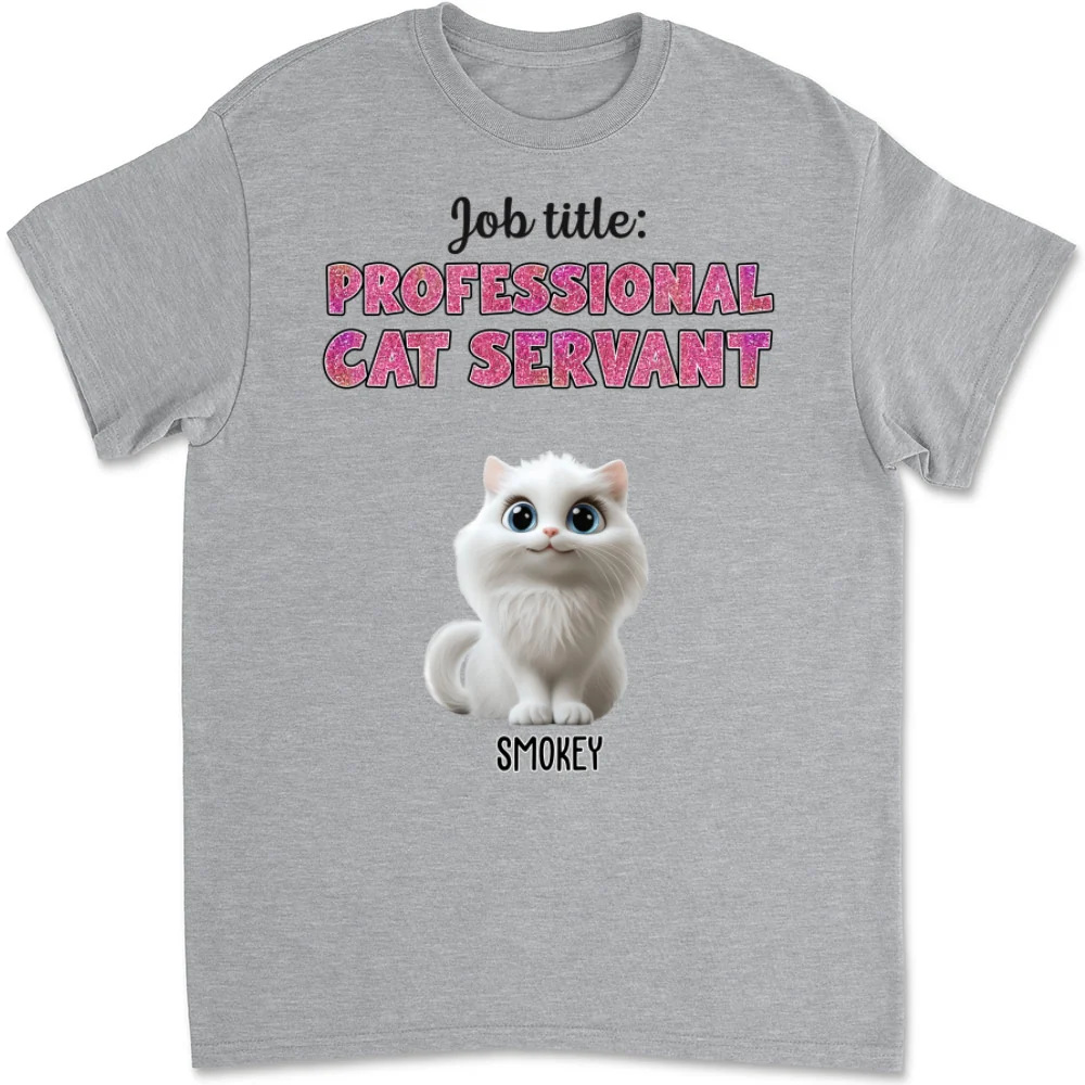 Cat Servant New Style - Personalized Custom Unisex T-shirt - Image 6