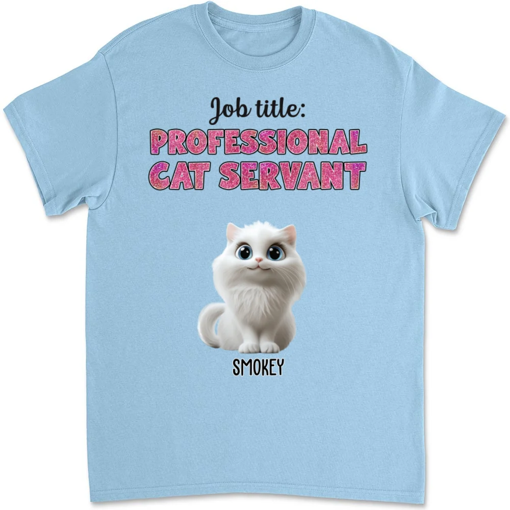 Cat Servant New Style - Personalized Custom Unisex T-shirt - Image 7