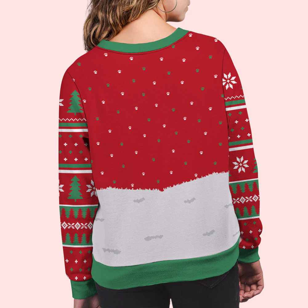 Cat Servant - Personalized Custom All-Over-Print Sweatshirt - Image 7