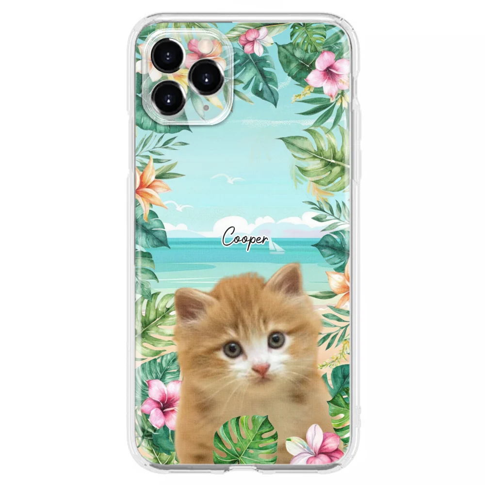 Cat Summer Photo - Personalized Custom Phone Case - Image 11