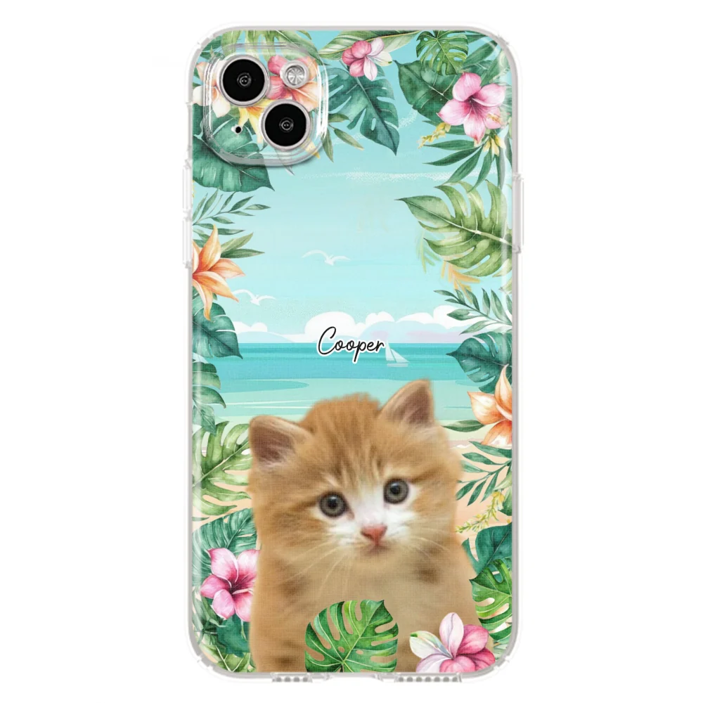 Cat Summer Photo - Personalized Custom Phone Case - Image 15