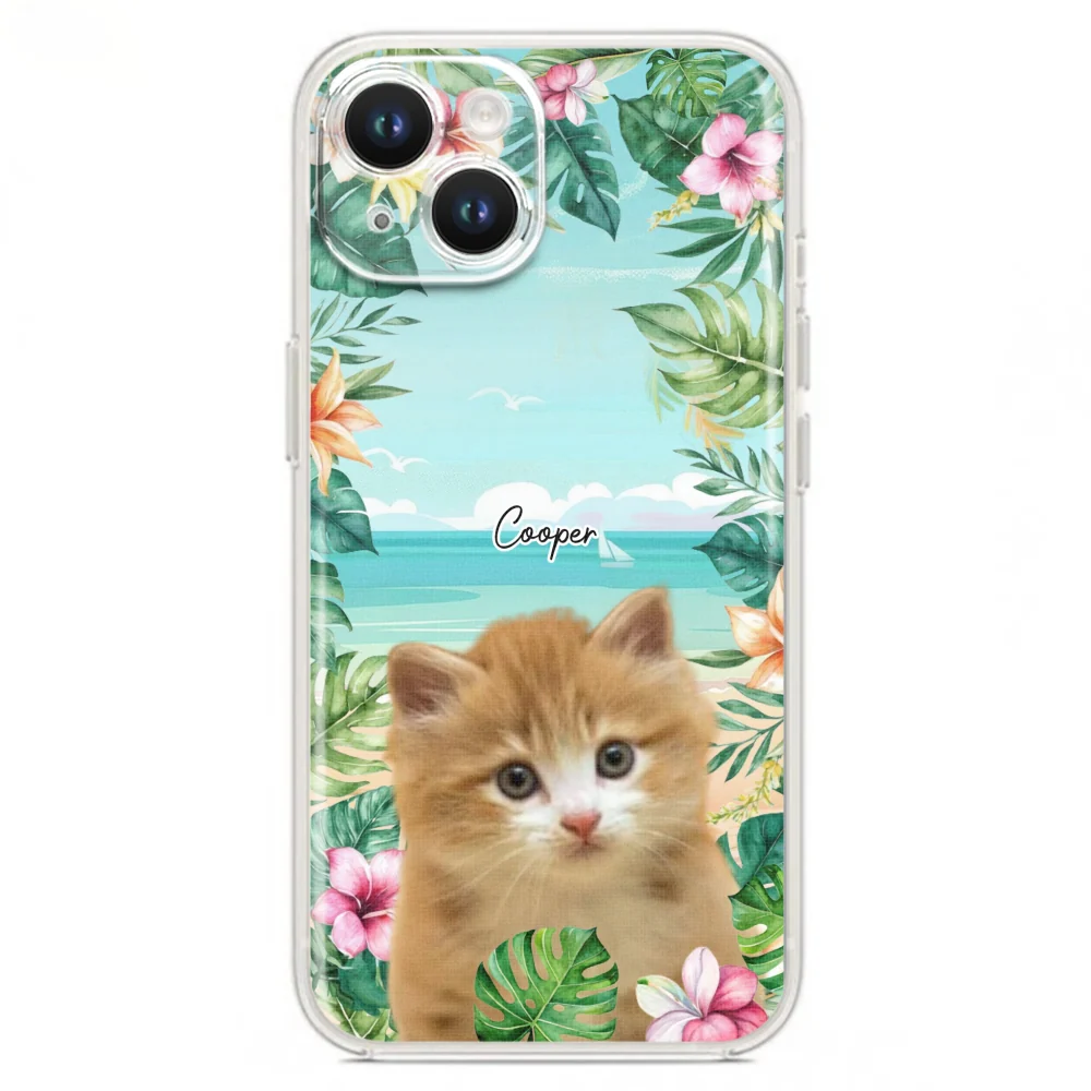 Cat Summer Photo - Personalized Custom Phone Case - Image 18