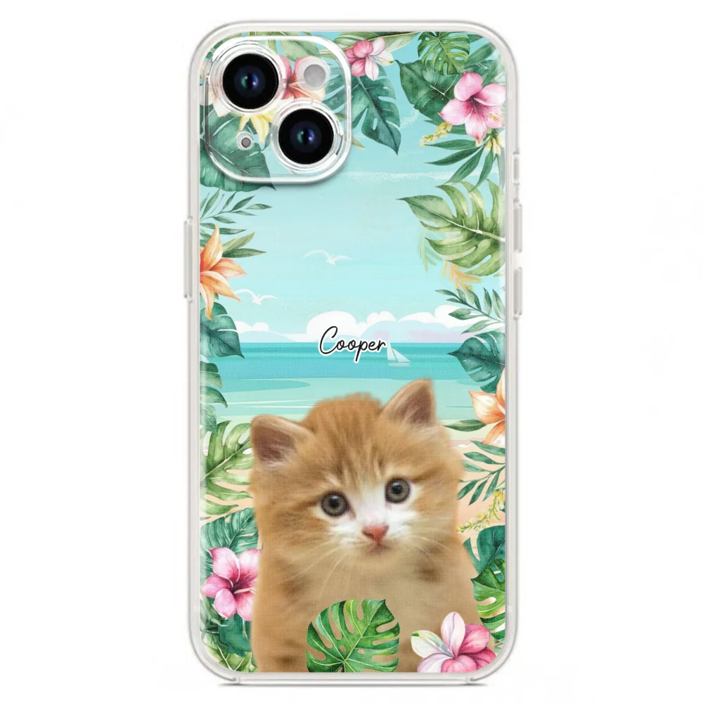 Cat Summer Photo - Personalized Custom Phone Case - Image 19