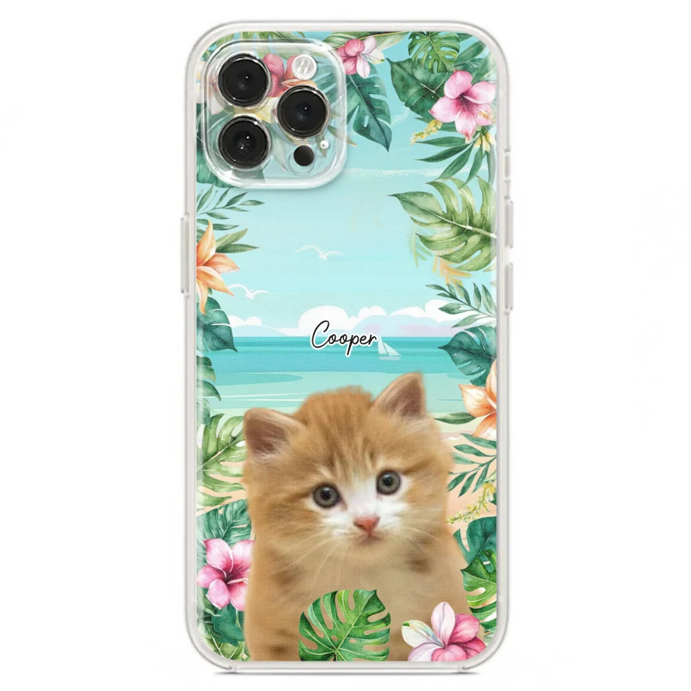 Cat Summer Photo - Personalized Custom Phone Case - Image 20