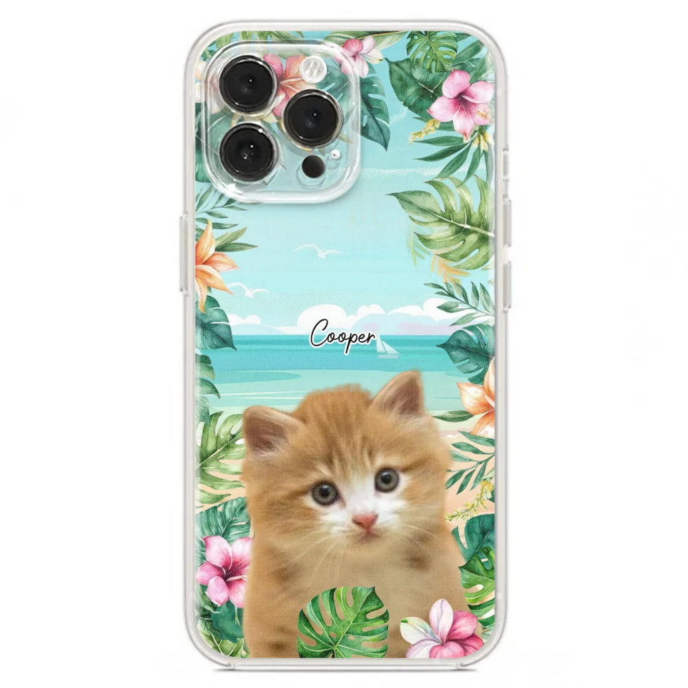 Cat Summer Photo - Personalized Custom Phone Case - Image 21