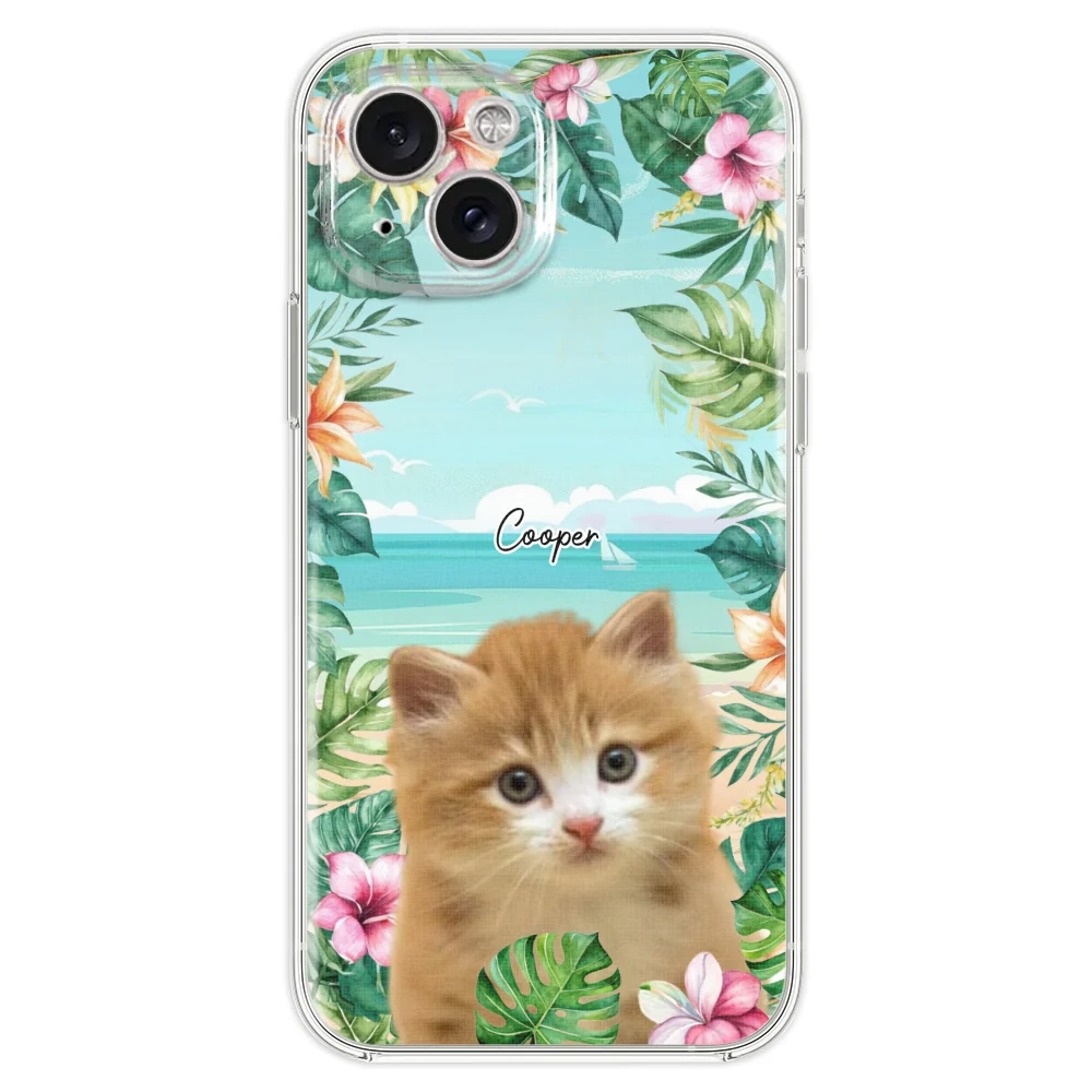 Cat Summer Photo - Personalized Custom Phone Case - Image 22