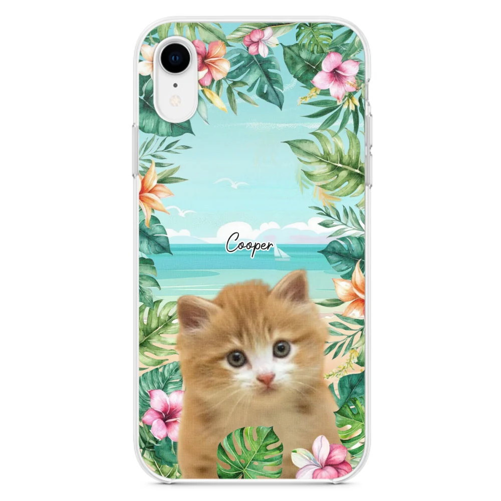 Cat Summer Photo - Personalized Custom Phone Case - Image 24