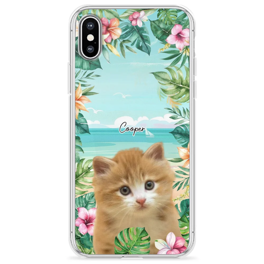 Cat Summer Photo - Personalized Custom Phone Case - Image 26