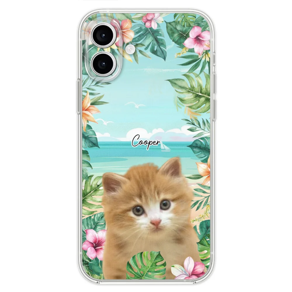 Cat Summer Photo - Personalized Custom Phone Case - Image 27