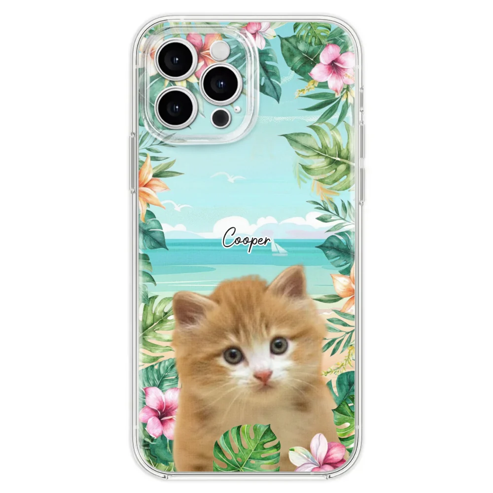Cat Summer Photo - Personalized Custom Phone Case - Image 28