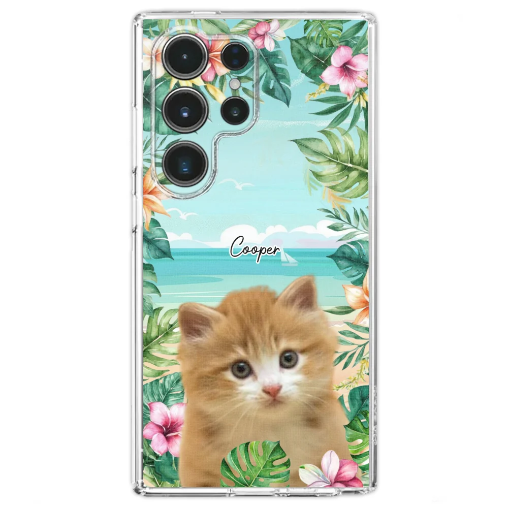 Cat Summer Photo - Personalized Custom Phone Case - Image 30