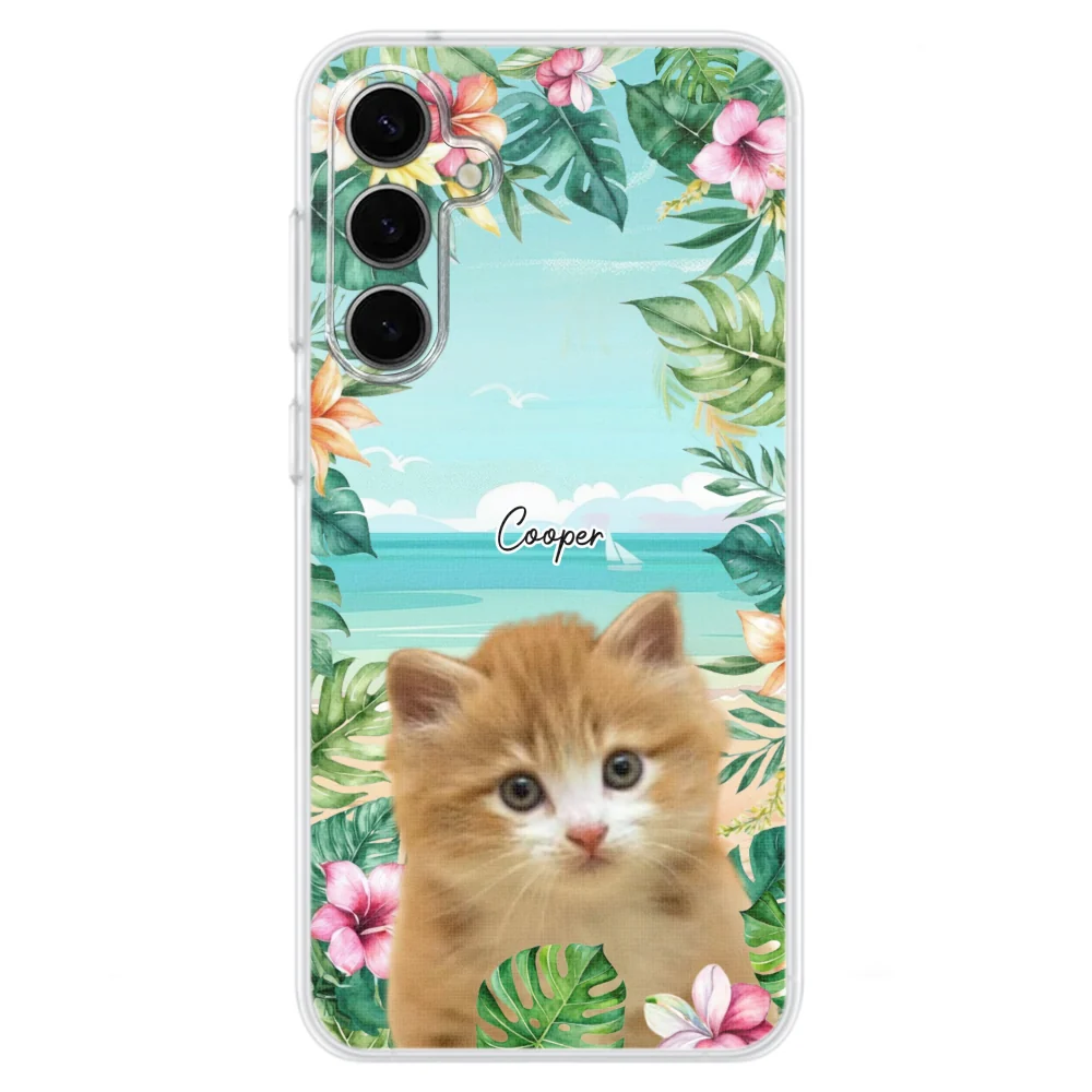 Cat Summer Photo - Personalized Custom Phone Case - Image 31