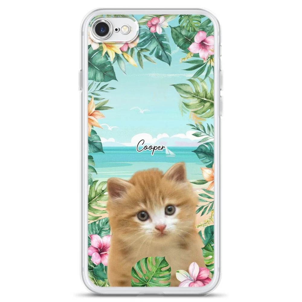 Cat Summer Photo - Personalized Custom Phone Case - Image 7
