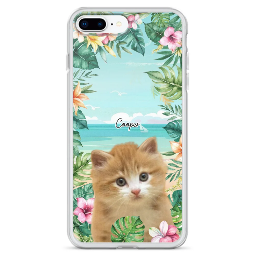 Cat Summer Photo - Personalized Custom Phone Case - Image 8
