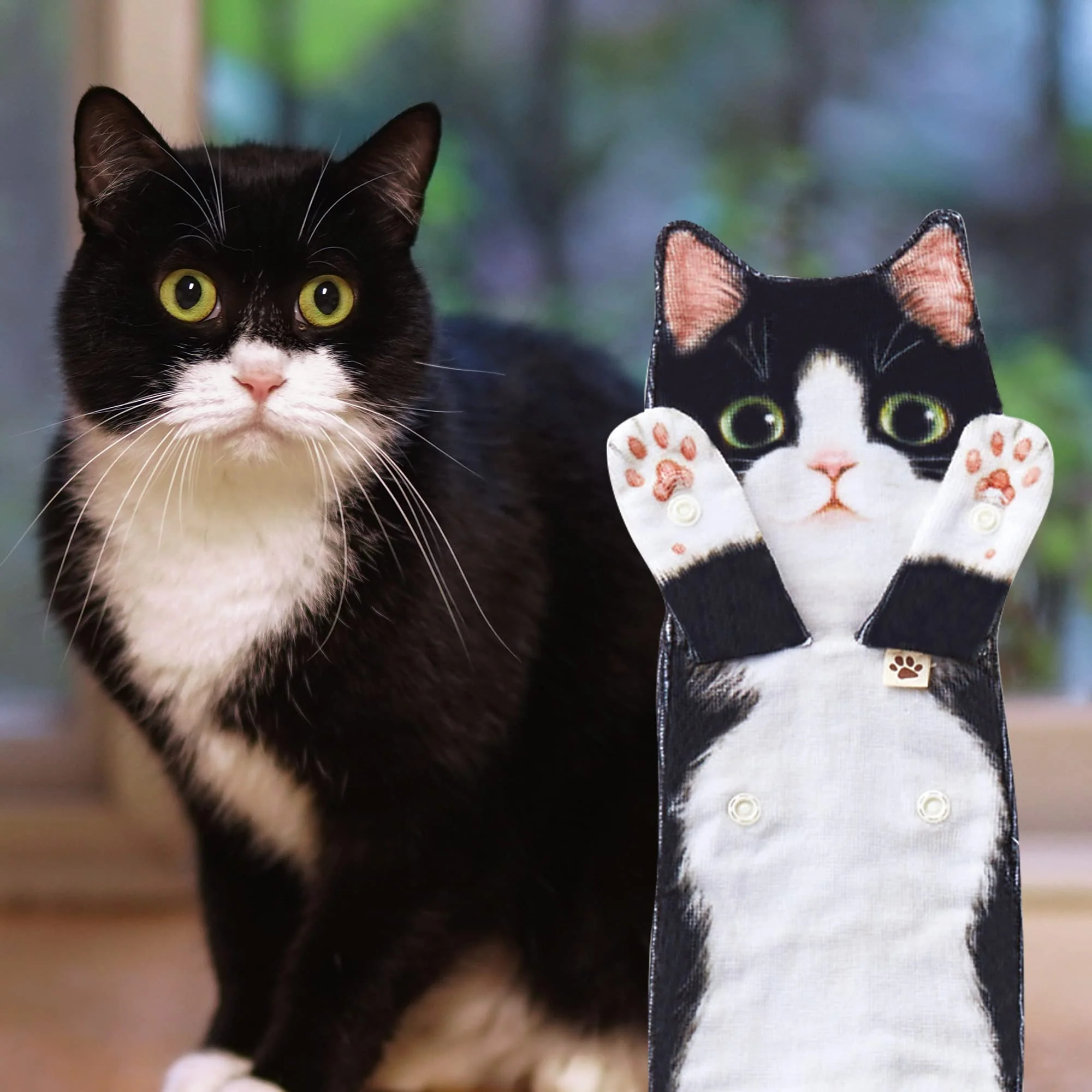 Cat Funny Hand Towel for Bathroom Kitchen - Image 9