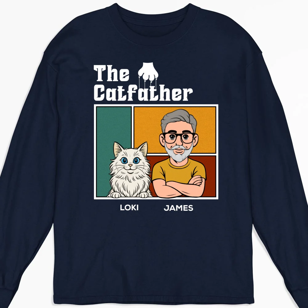Catparents This Moment - Personalized Custom Long Sleeve T-Shirt - Image 5