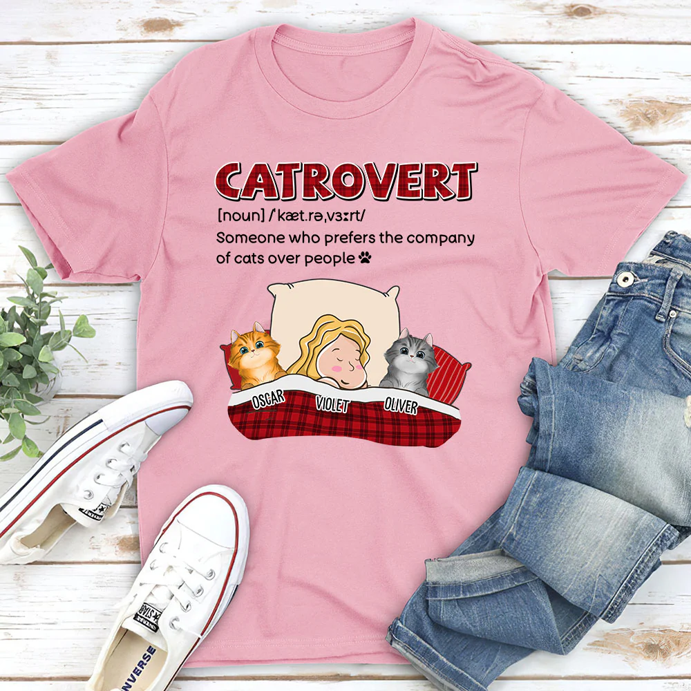 Catrovert - Personalized Custom Unisex T-shirt - Image 2