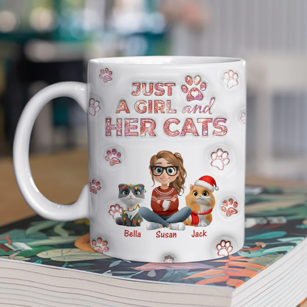 Cats Are The Miracle Xmas - Personalized Custom 3D Inflated Effect Mug - Image 2