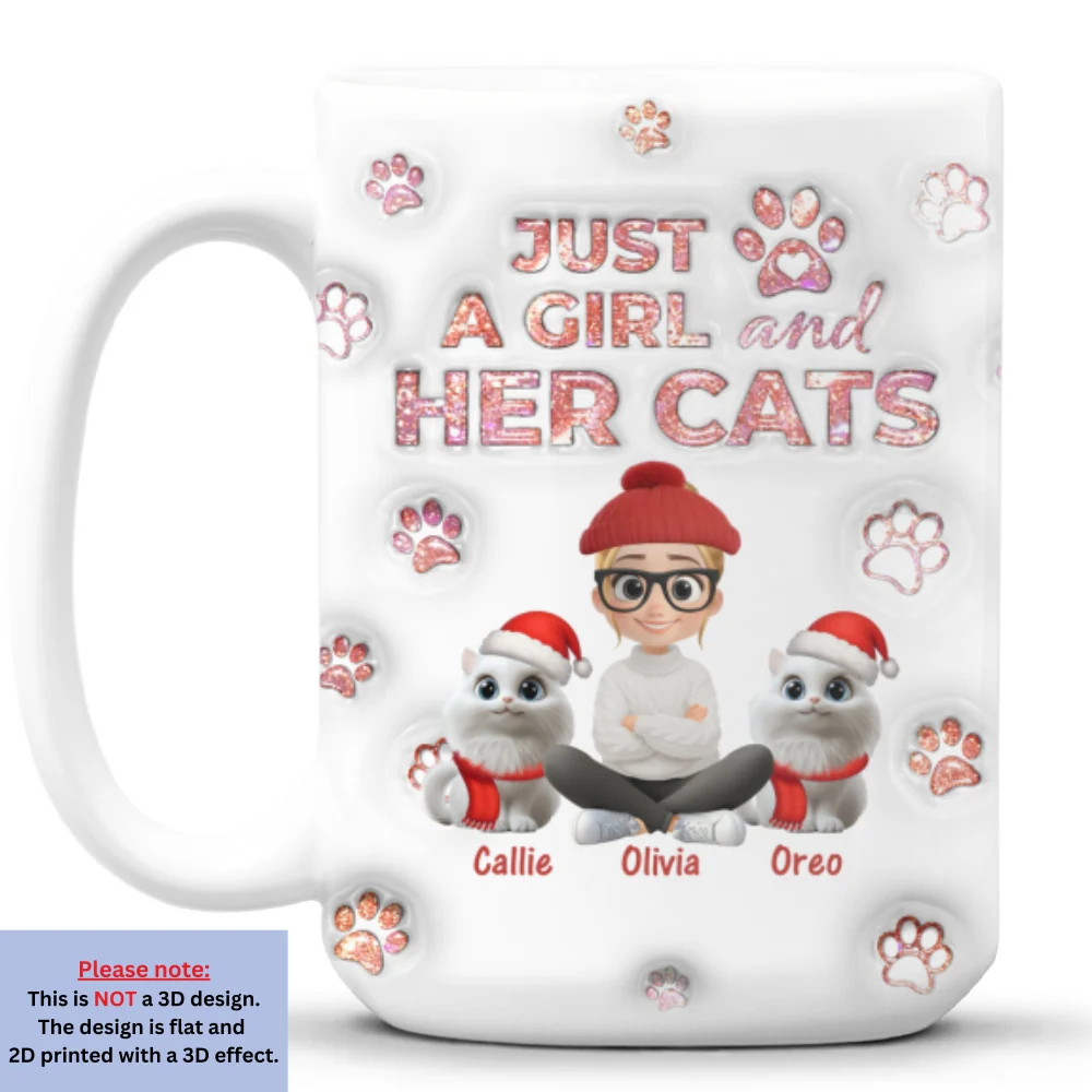 Cats Are The Miracle Xmas - Personalized Custom 3D Inflated Effect Mug - Image 8