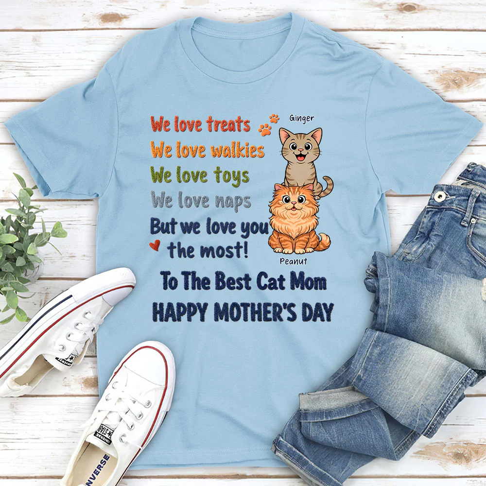 Cats Better Than Treats - Personalized Custom Shirt - Image 9