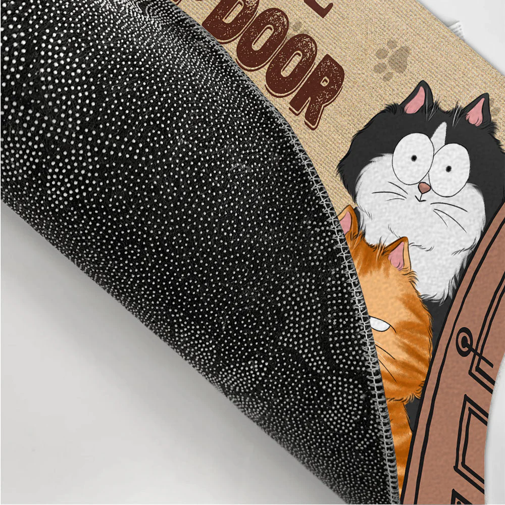 Cats Planning 2 - Personalized Custom Doormat - Image 2