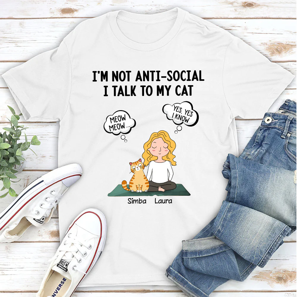 Cats Rule My Life - Personalized Custom Unisex T-shirt - Image 2