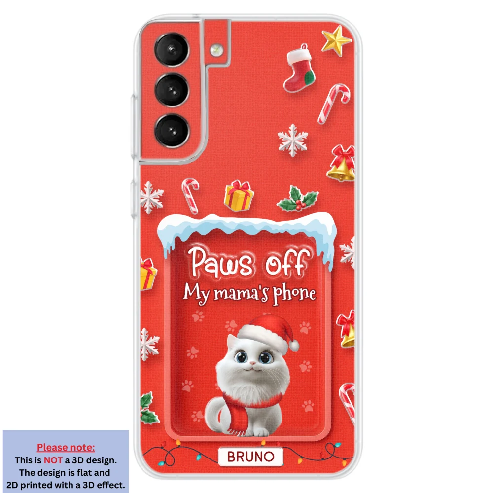 Cats Under The Mistletoe - Personalized Custom 3D Effect Phone Case - Image 28