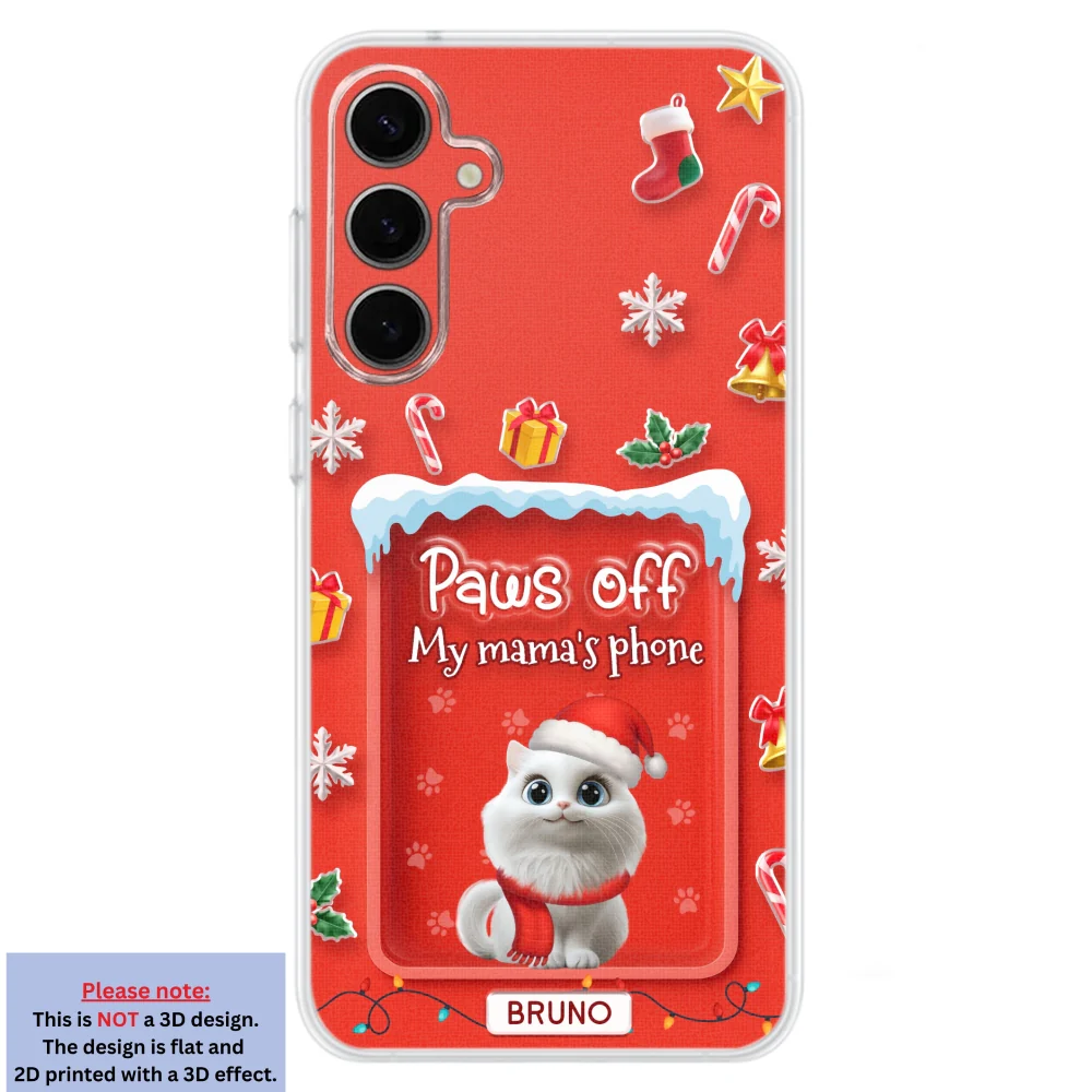 Cats Under The Mistletoe - Personalized Custom 3D Effect Phone Case - Image 30
