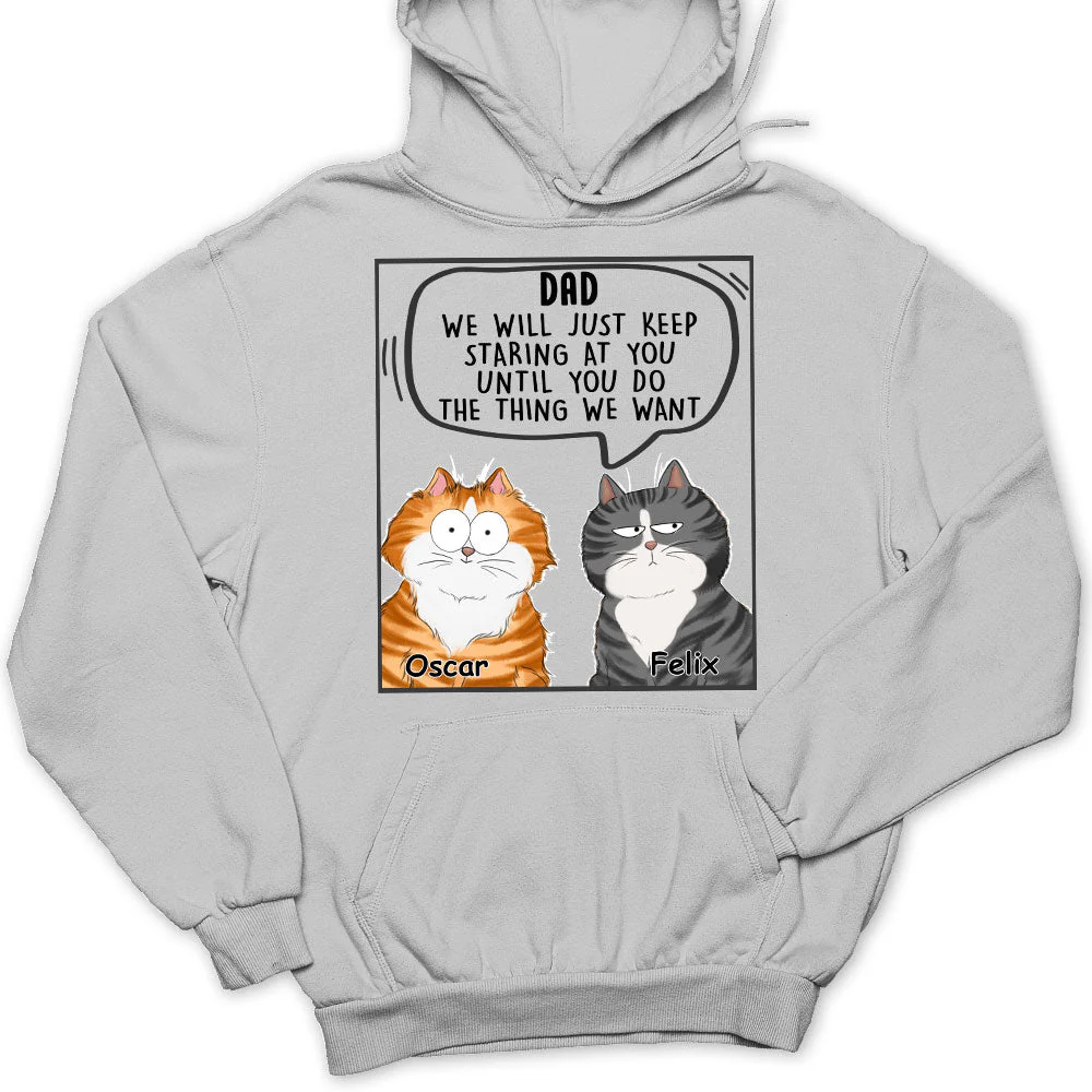 Cats Will Just - Personalized Custom Hoodie