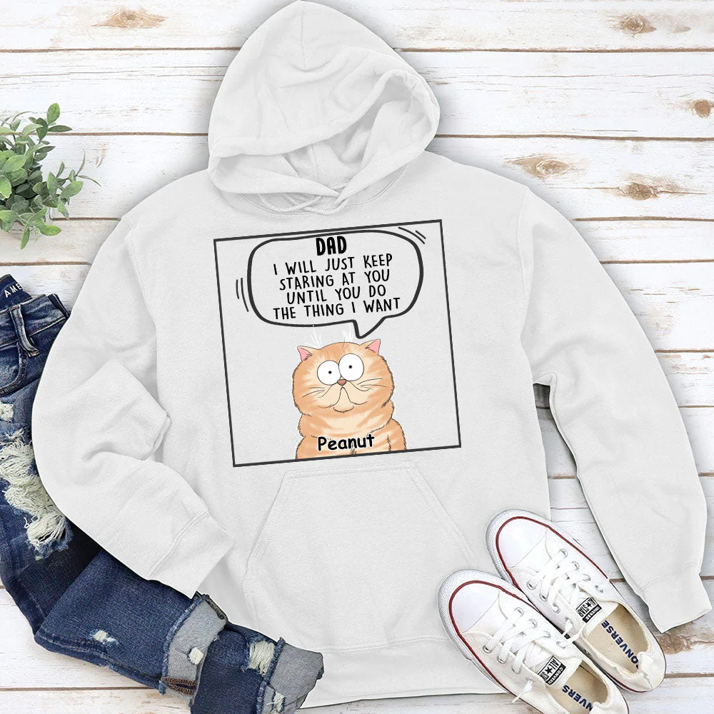 Cats Will Just - Personalized Custom Hoodie - Image 2