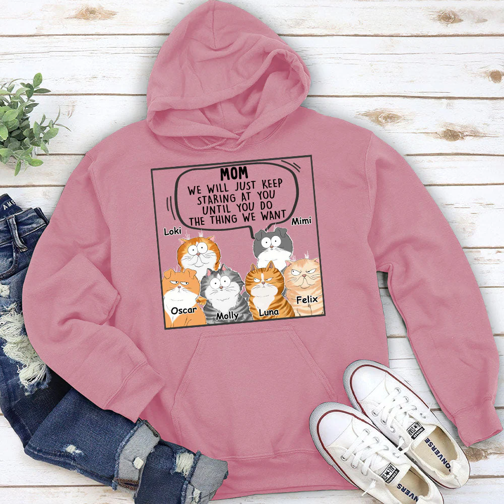 Cats Will Just - Personalized Custom Hoodie - Image 3