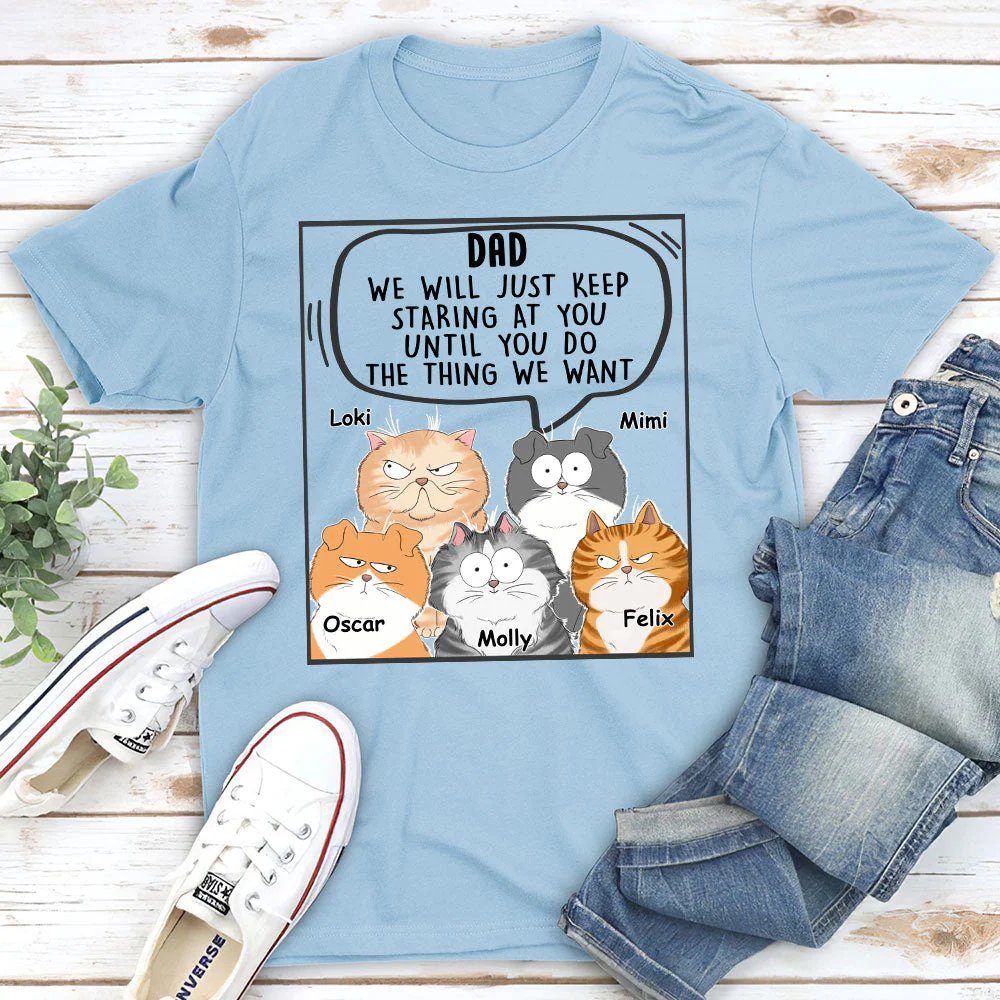 Cats Will Just - Personalized Custom Premium T-shirt - Image 3