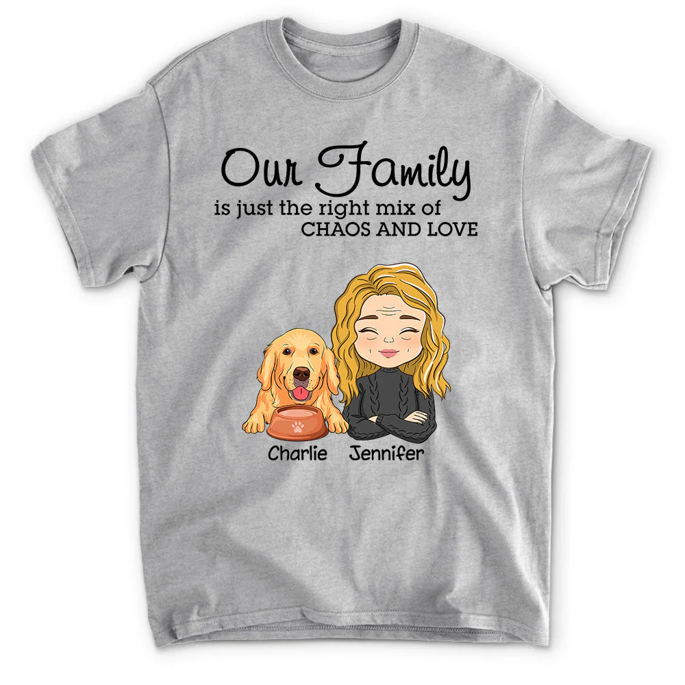 Chaos And Love - Personalized Custom Unisex T-shirt