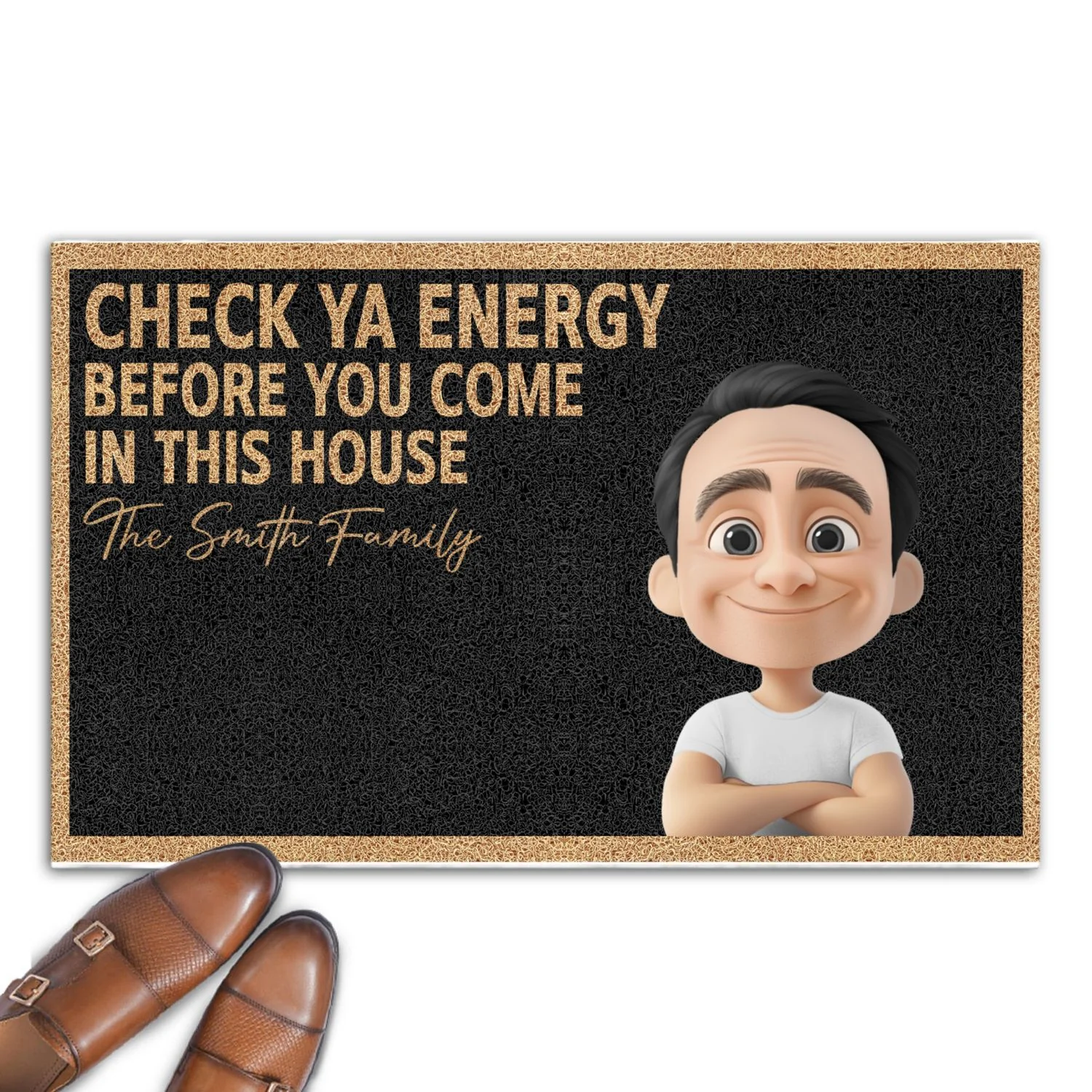 Check Ya Energy - Personalized Custom Doormat - Image 7