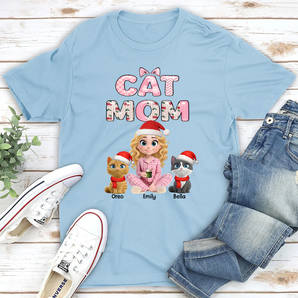 Cherry On Top Of Cats - Personalized Custom Unisex T-shirt - Image 3