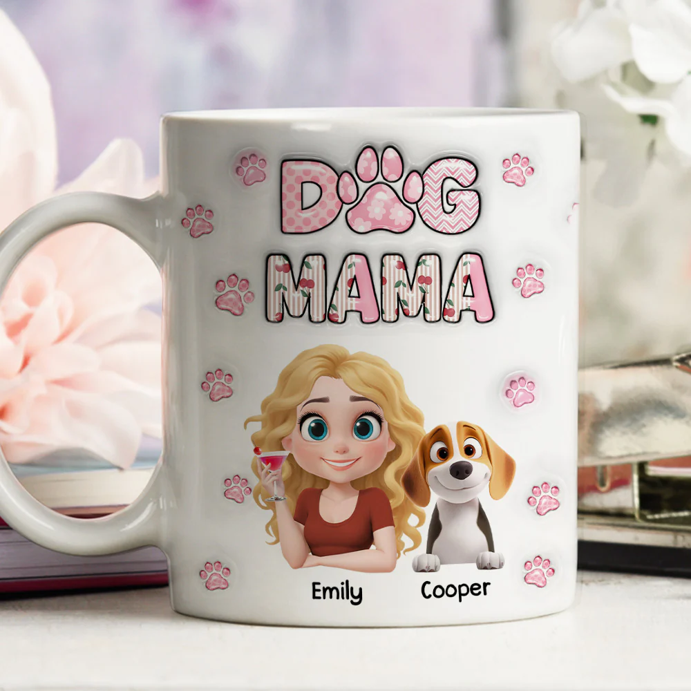 Cherry On Top - Personalized Custom 3D Inflated Effect Mug - Image 4