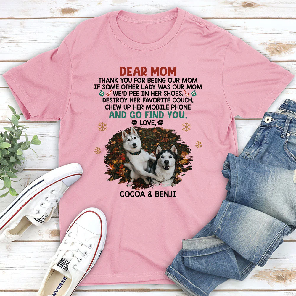 Chew His Phone - Personalized Custom Unisex T-shirt - Image 5