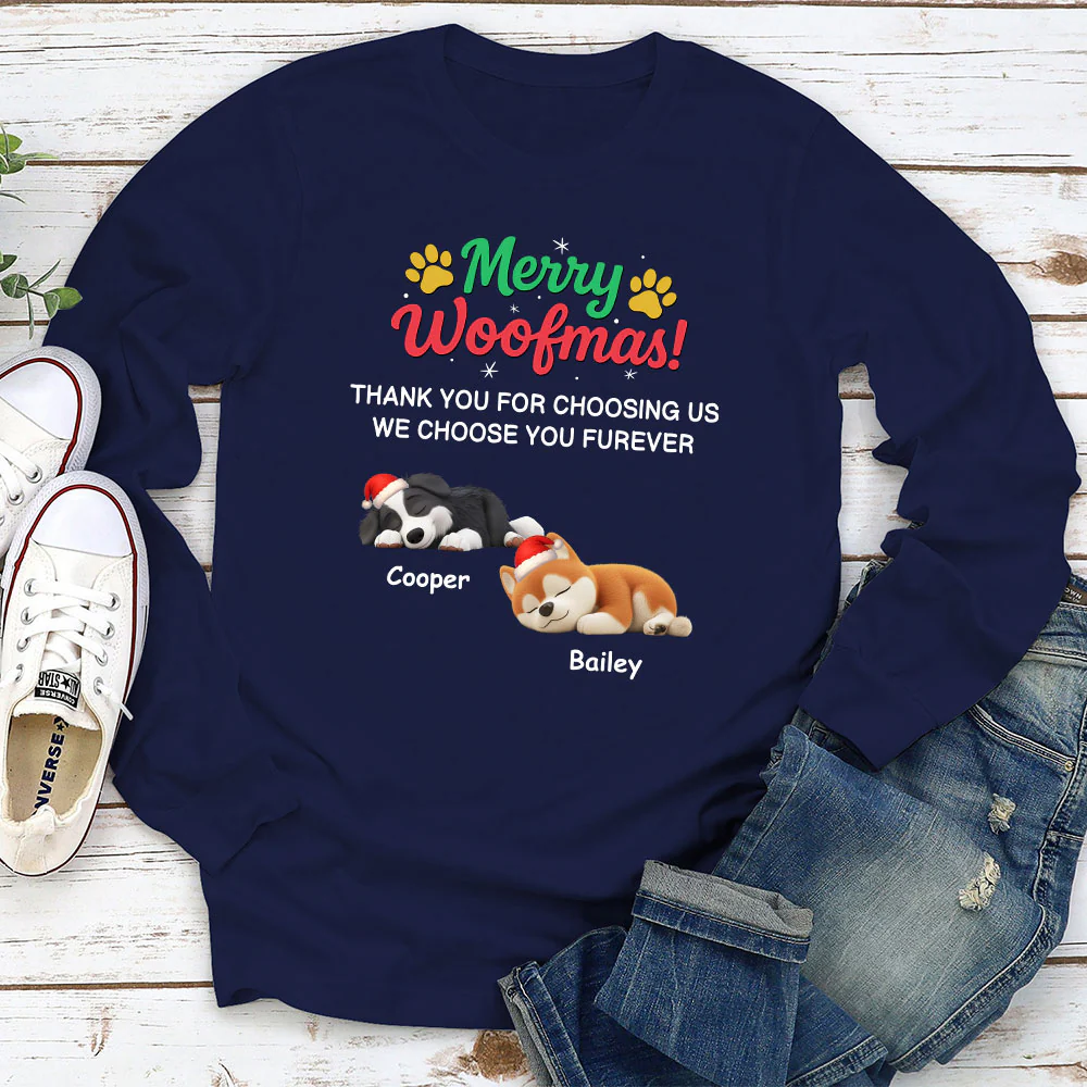 Choose You Forever - Personalized Custom Long Sleeve T-shirt - Image 3