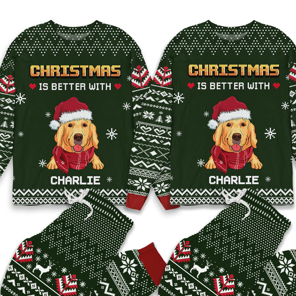 Christmas Better - Personalized Custom Matching Pajama Set